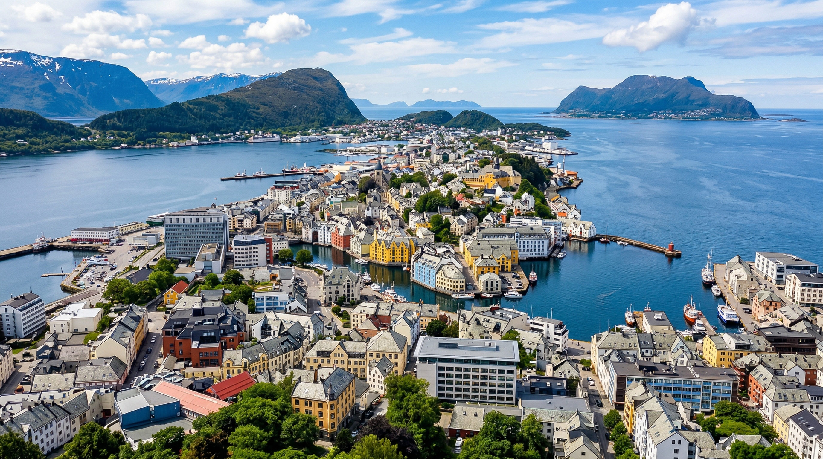 Ålesund, Norge — kystby
